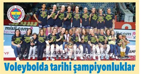 Fenerbah E Opetten Tarihi Ampiyonluklar Voleybol Aktuel