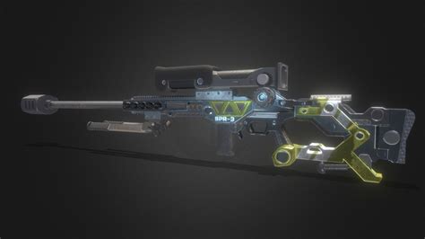 Sci-fi PINDAD SPR-3 - Buy Royalty Free 3D model by Rzyas [6b41bc8 ...