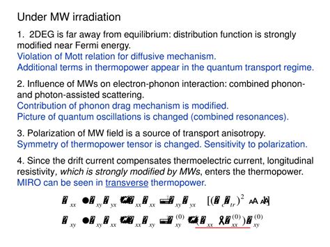 Ppt Magnetothermopower In High Mobility 2d Electron Gas Effect Of