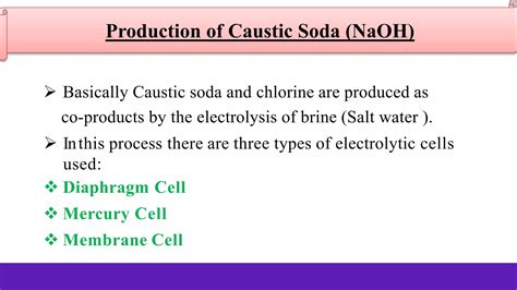 Commercial Preparation Of Sodium Hydroxide Ppt