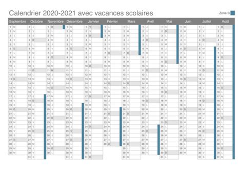 Gratuit Calendrier Scolaire Imprimer Pdf Word Excel The