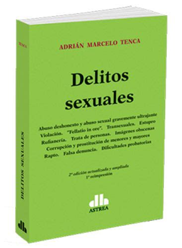 Delitos Sexuales Librería Juridica Legales Libros De Derecho