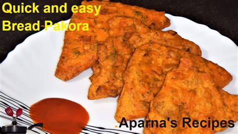 Quick Bread Pakoda Easy Snacks Recipe Bread Bhaji Youtube