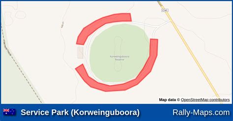 Service Park Korweinguboora Stage Map Begonia Rally 2009 Vrc 🌍