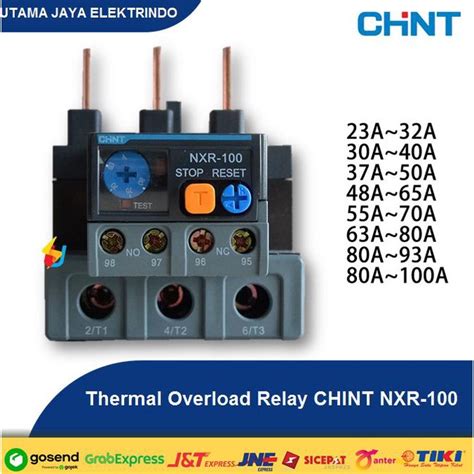 Jual Thermal Overload Relay Chint Nxr Nxr Original Shopee