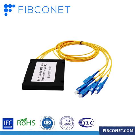 Ftth Sc Apc Connector Fiber Optic Abs Box Plc Splitter China Plc