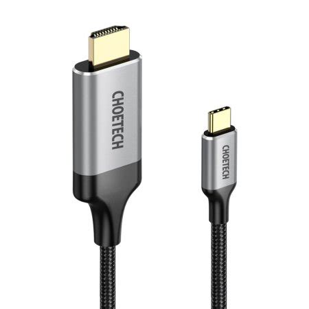 Choetech M K Hz Usb C To Hdmi Thunderbolt Cable Black