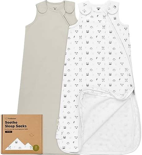 2 Pack Organic Sleep Sacks 100 Cotton Baby Sleeping Sack Wearable