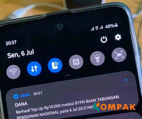 Prank Saldo Dana Cara Membuat Notifikasi Pada Smartphone Kompak Or