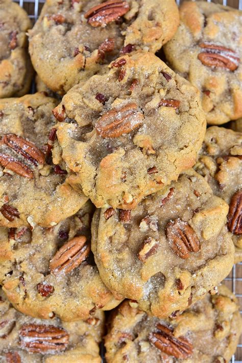 Brown Butter Pecan Cookies Christy Vega Butter Pecan Cookies Pecan Cookie Recipes Cookie