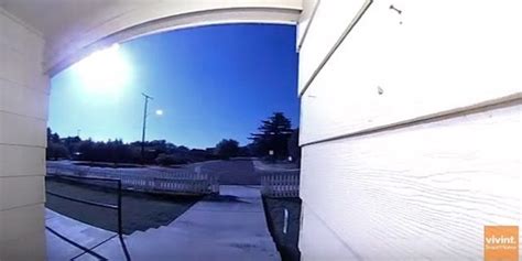 Doorbell Camera Captures Meteor Fireball Exploding Over Arizona Fire