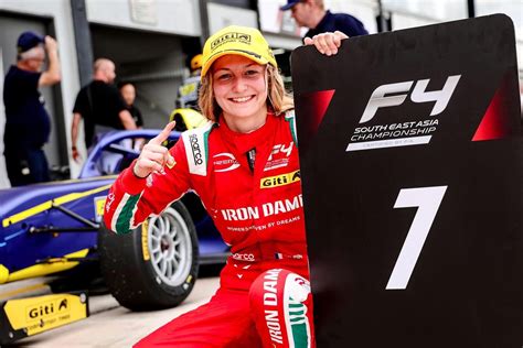 Doriane Pin Takes Single Seater Debut By Storm Sporting Her