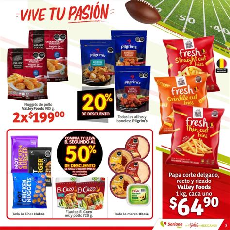 Folleto Quincenal Soriana Con Ofertas De Super Bowl San Valent N Y