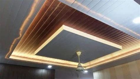 PVC False Ceiling For Residential Commercial Thickness 5 10 Mm At