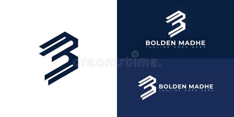 Abstract Initial Letters BM Or MB Logo In Blue Color Isolated On