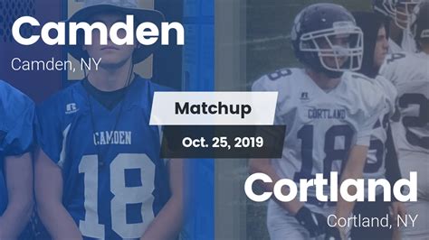 Camden HS Football Video "Matchup: Camden vs. Cortland 2019" | MaxPreps