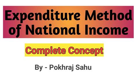 Expenditure Method Of National Income YouTube