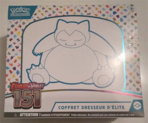 POKÉMON COFFRET Dresseur d élite ETB 151 scellé Écarlate et Violet