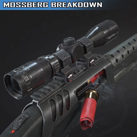 Mossberg 590 Tactical Breakdown — polycount