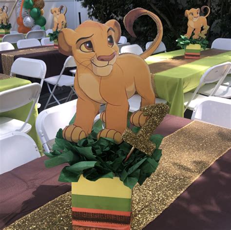 Simba Lion King Centerpiece The Brat Shack Party Store