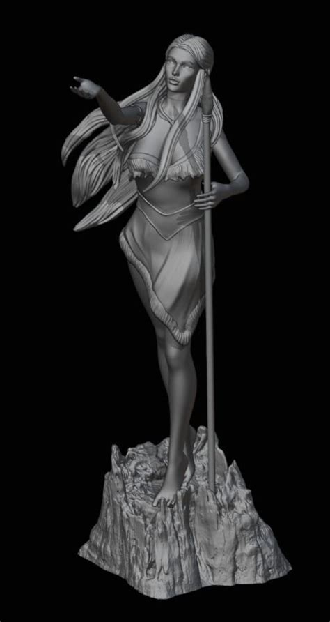 Pocahontas 1to10 Stl File 3d Print Model 3d Model 3d Printable Cgtrader