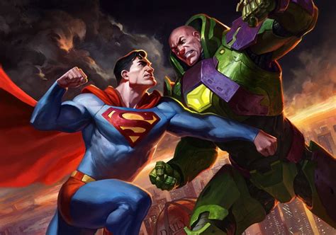 Superman Vs Lex By Alexpascenko On Deviantart Superman Art Lex