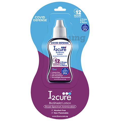 I2Cure BioShield Lotion Alcohol Free 15 Ml Each Buy Combo Pack Of