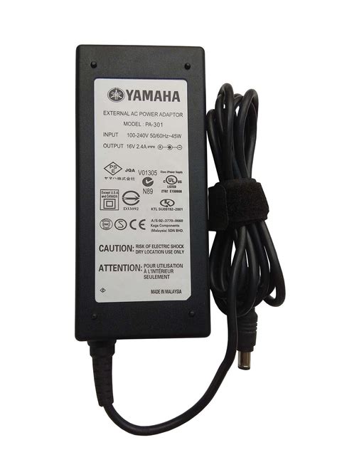 Yamaha Psr Psr Ac Adapter Power Supply V A W Pa C