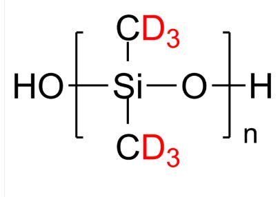 dPDMS 2OH 氘化聚二甲基硅氧烷 d6 双硅醇基封端 Deuterated Poly dimethylsiloxane d6 α