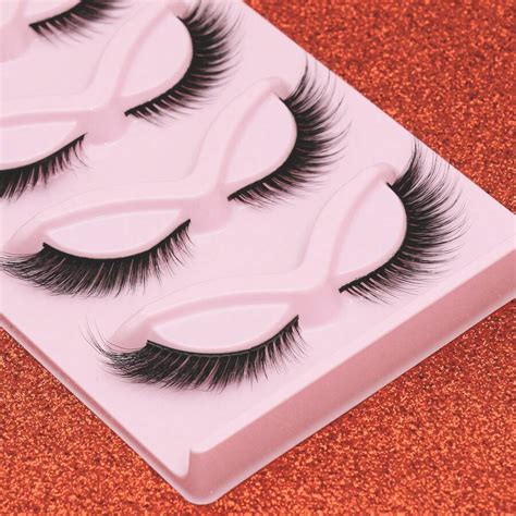 5 Pairs Natural Cat Elf False Eyelashes Fluffy Soft Dramatic 3D Mink