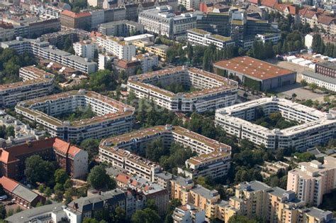 Berlin von oben Wohnsiedlung in Berlin Neukölln