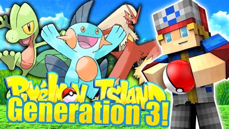 Generation Minecraft Pokemon Pixelmon Island Youtube