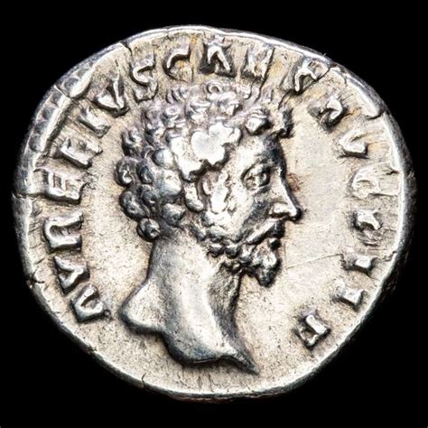 罗马帝国 Marcus Aurelius AD 161 180 AR Denarius as Caesar Catawiki