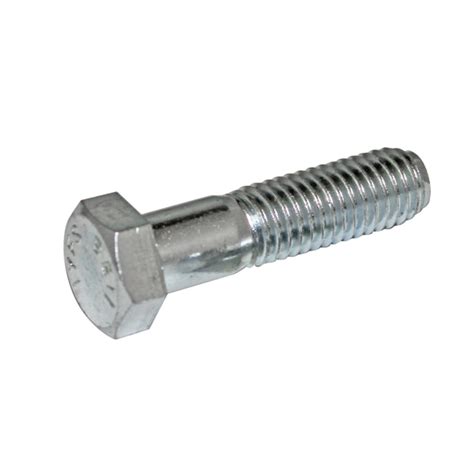 Hex Bolt 38 16 X 1in Zinc Plated Steel Pack Of 100 Grade 5 Sonnys