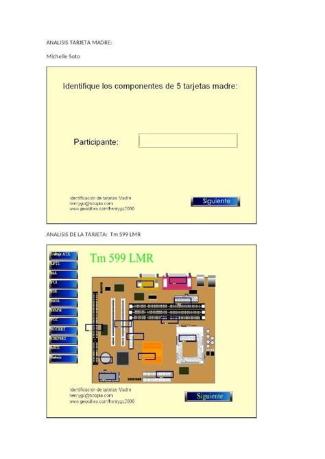 DOCX Analisis Tarjeta Madre DOKUMEN TIPS