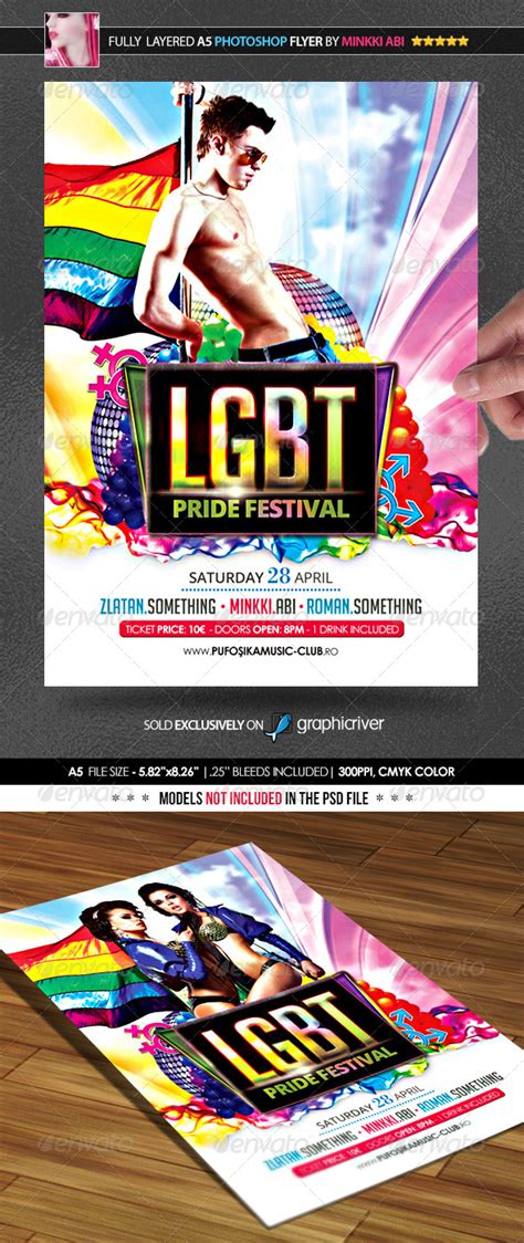 Lgbt Pride Poster Flyer By Minkki Graphicriver