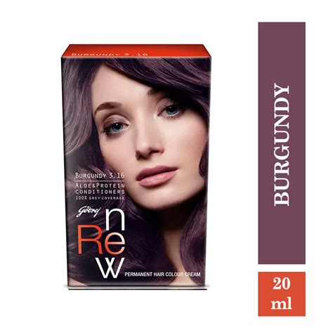 Godrej Renew Shade 316 Hair Colour Burgundy 20 Ml Price Uses Side