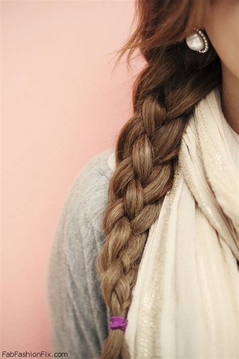 Three Strand Braid Hairstyle Tutorial Fab Fashion Fix