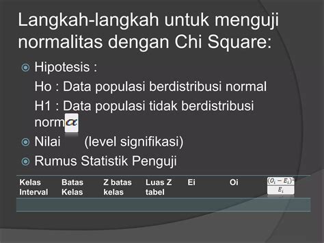 Uji Normalitas Dan Homogenitas Ppt