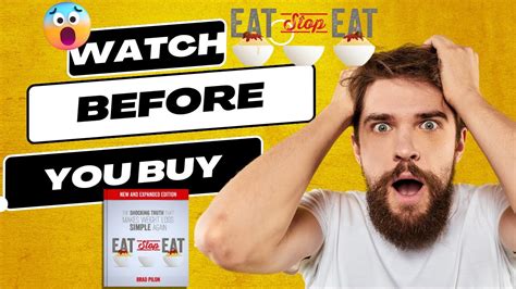 Eat Stop Eat ⚠️⚠️watch⚠️⚠️ Brad Pilon Eat Stop Eat Review Youtube