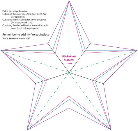 5 Pointed Star Template Free Printable Web Weve Got You Covered