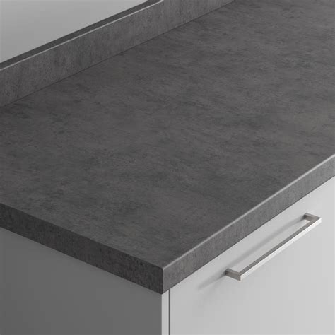 Howdens 3m X 19mm Pure Slate Effect Laminate Upstand Howdens