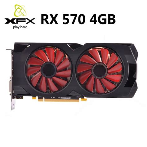 XFX tarjetas gráficas RX 570 de 4GB tarjeta de vídeo GDDR5 de 256Bit