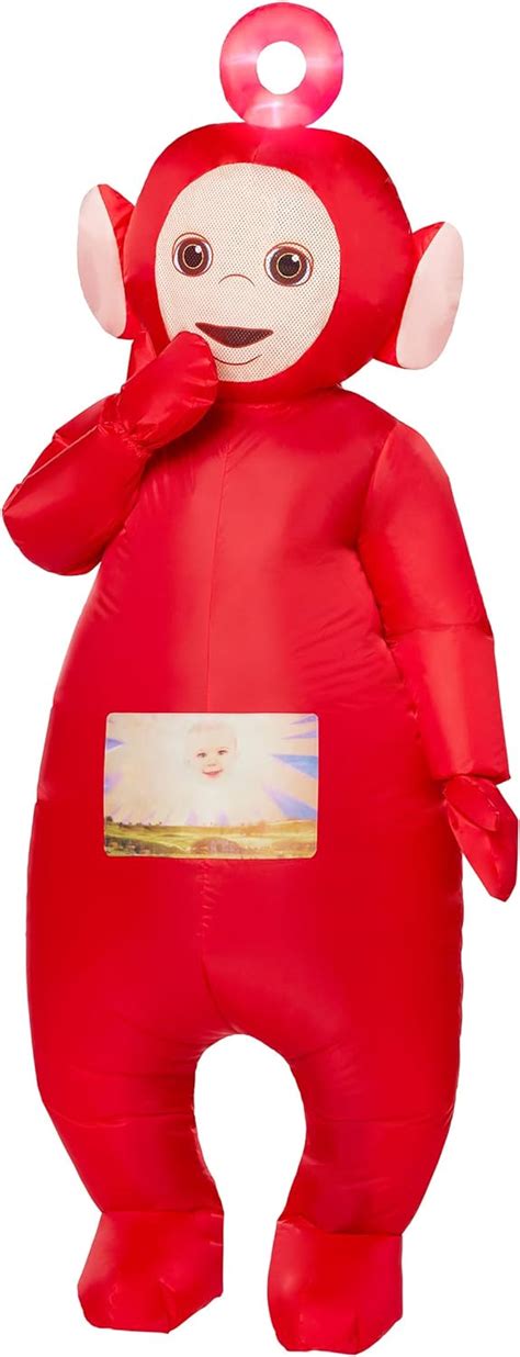 Spirit Halloween Teletubbies Adult Po Inflatable Costume Officially Licensed Red Teletubby