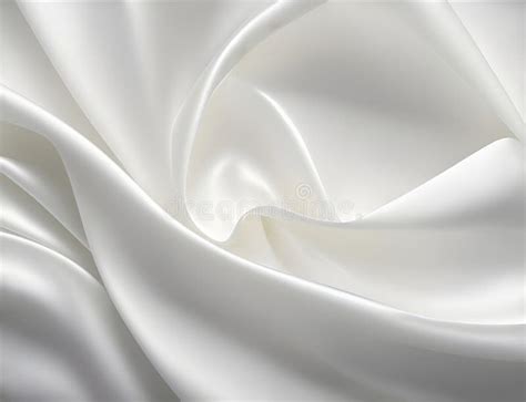 Abstract Smooth Elegant White Fabric Silk Texture Soft Background