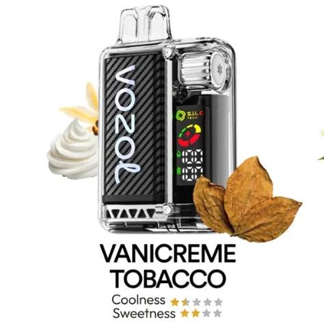 Vozol Vista Vanicreme Tobacco Puffs Disposable Vape Mg Dubai