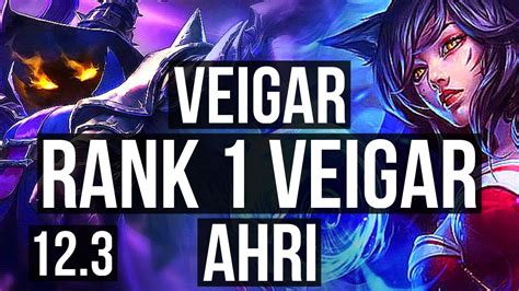 Veigar Vs Ahri Mid Rank 1 Veigar 8 1 5 Legendary Kr Challenger