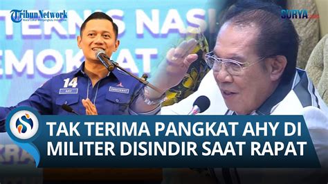 Pangkat Ahy Dibandingkan Dengan Hadi Marsekal Demokrat Jangankan