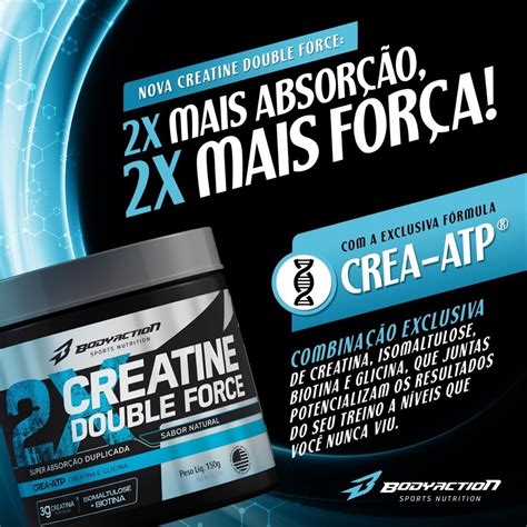 Creatine Double Force G Bodyaction Creatina Integral Mercadolivre