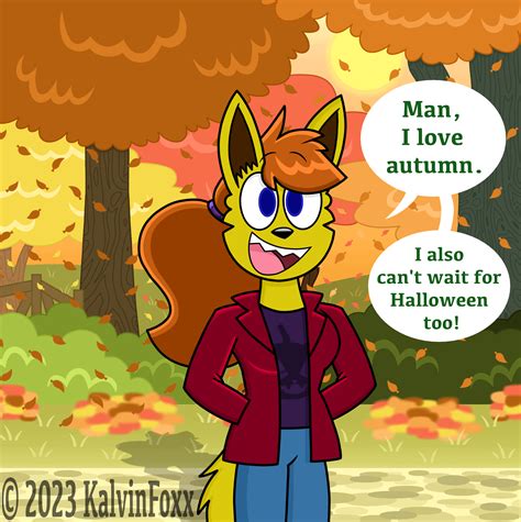 It's time for October, my favorite time of year! (Artwork done by me